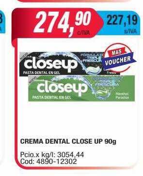 Maxiconsumo Crema dental close up oferta