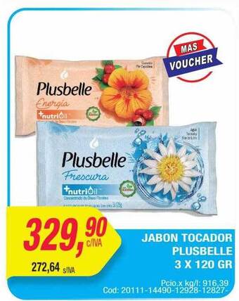 Maxiconsumo Jabon tocador plusbelle oferta