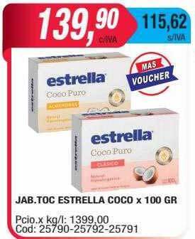 Maxiconsumo Jab. toc estrella coco oferta