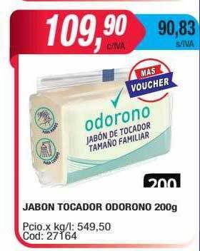 Maxiconsumo Jabon tocador odorono oferta