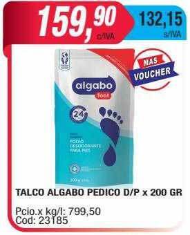 Maxiconsumo Talco algabo pedico d p oferta