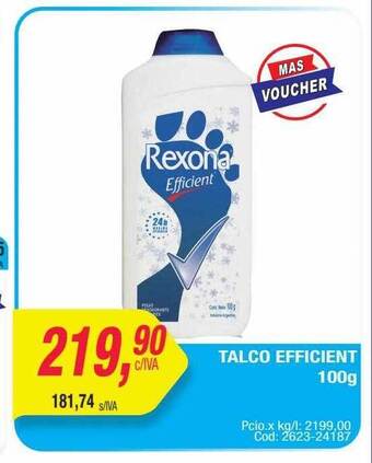 Maxiconsumo Talco efficient oferta
