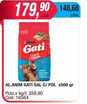 Maxiconsumo Al anim gati sal c pol oferta