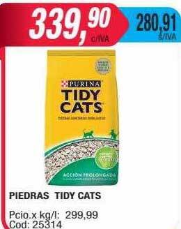Maxiconsumo Piedras tidy cats oferta