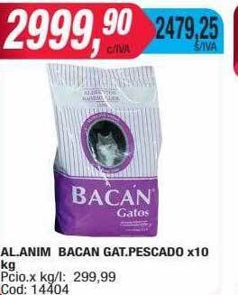 Maxiconsumo Al anim bacan gat. pescado oferta