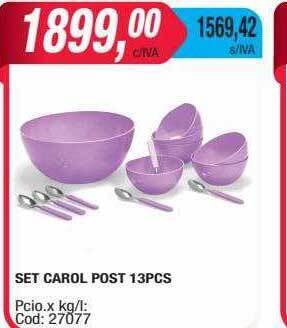Maxiconsumo Set carol post 13pcs oferta
