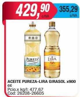 Maxiconsumo Aceite pureza-lira girasol oferta