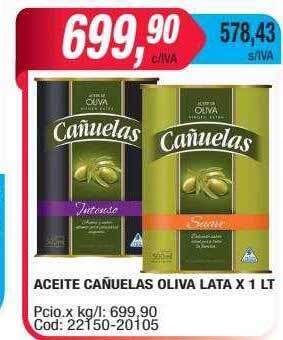Maxiconsumo Aceite cañuelas oliva lata oferta