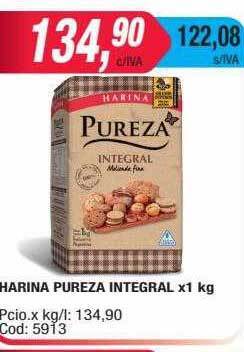 Maxiconsumo Harina pureza integral oferta