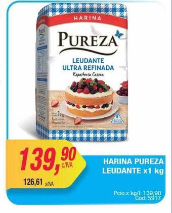Maxiconsumo Harina pureza leudante oferta