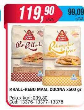Maxiconsumo P rall-rebo mam. cocina oferta