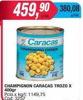 Maxiconsumo Champignon caracas trozo oferta
