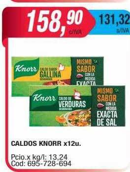 Maxiconsumo Caldos knorr oferta