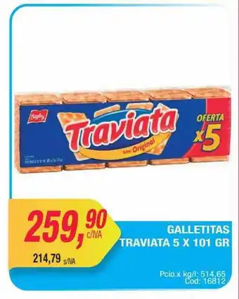 Maxiconsumo Galletitas traviata 5 oferta
