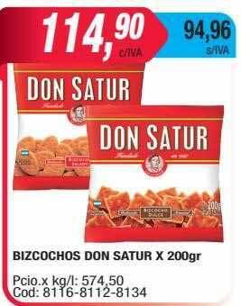 Maxiconsumo Bizcochos don satur oferta