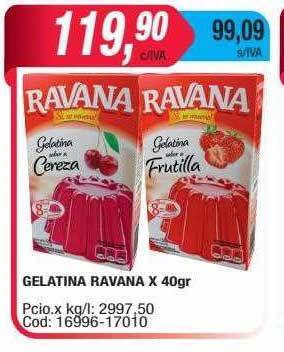 Maxiconsumo Gelatina ravana oferta