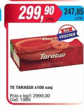 Maxiconsumo Te taragui oferta