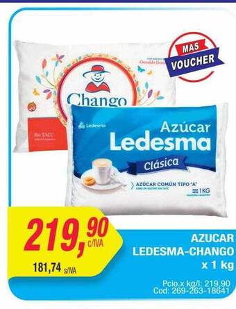 Maxiconsumo Azucar ledesma-chango oferta