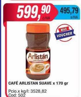 Maxiconsumo Café arlistan suave oferta