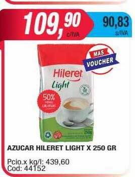 Maxiconsumo Azucar hileret light oferta