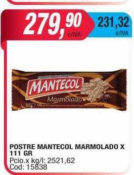 Maxiconsumo Postre mantecol marmolado oferta