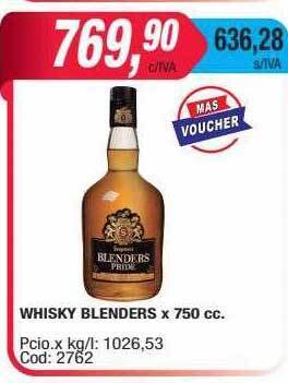 Maxiconsumo Whisky blenders oferta