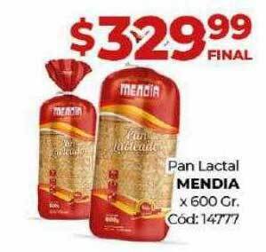 Diarco Pan lactal mendia oferta