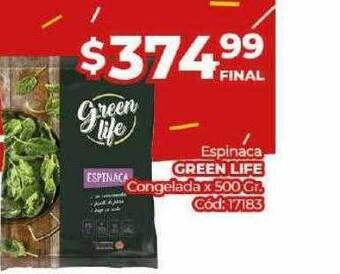 Diarco Espinaca green life congelada oferta