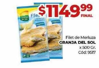 Diarco Filet de merluza granja del sol oferta