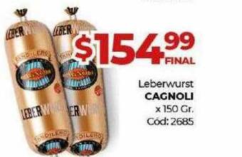 Diarco Leberwurst cagnoli oferta