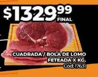 Diarco Cuadrada bola de lomo feteada x kg oferta