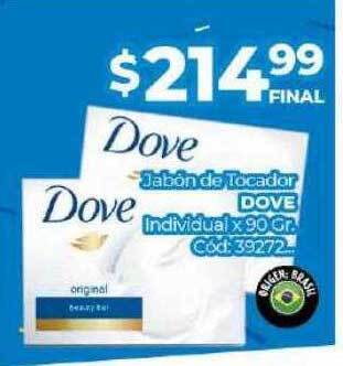 Diarco Jabón de tocador dove oferta