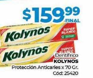Diarco Dentifrico kolynos protección anticaries oferta