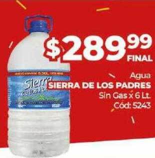 Diarco Agua sierra de los padres sin gas oferta