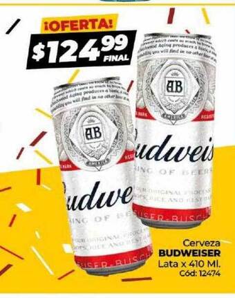 Diarco Cerveza budweiser oferta