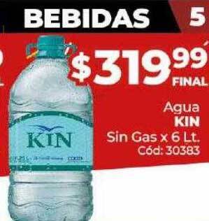 Diarco Agua kin sin gas oferta