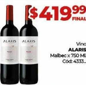 Diarco Vino alaris malbec oferta