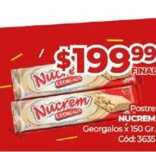 Diarco Postre nucrem georgalos oferta