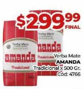Diarco Yerba mate amanda tradicional oferta