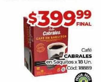 Diarco Café cabrales en saquitos oferta