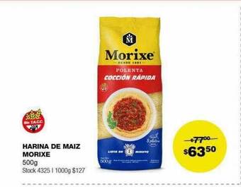 Atomo Conviene Harina de maiz morixe oferta