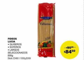Atomo Conviene Fideos lucia oferta