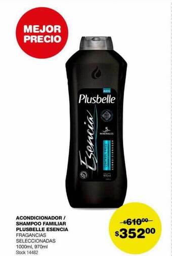 Atomo Conviene Acondicionador shampoo familiar plusbelle esencia oferta