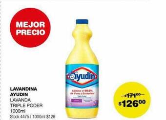 Atomo Conviene Lavandina ayudin oferta