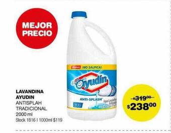 Atomo Conviene Lavandina ayudin oferta