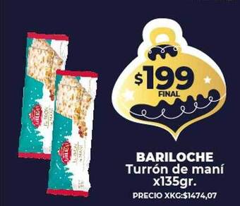 Supermayorista Vital Bariloche turrón de maní oferta