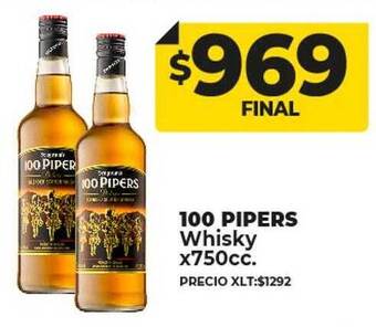 Supermayorista Vital 100 pipers whisky oferta
