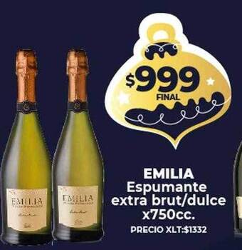 Supermayorista Vital Emilia espumante extra brut dulce oferta