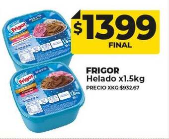 Supermayorista Vital Frigor helado oferta