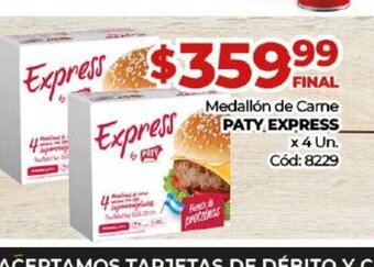 Diarco Medallón de Carne Paty Express oferta